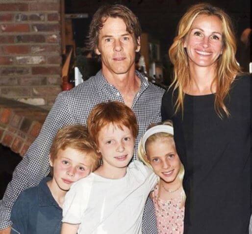 Phinnaeus Moder with his family.